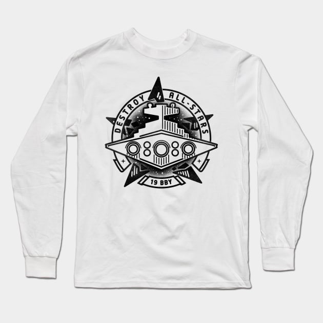 Destroy All-Stars Long Sleeve T-Shirt by Gintron